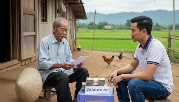 Bố vợ b/án rẻ mảnh đất quê lấy 300 triệu cho con rể đi XKLĐ và c/ái k/ết đ/au đ/ớn