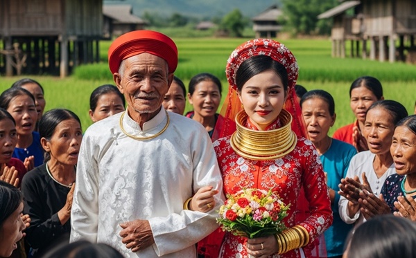 Bố chồng 70t cưới vợ 20, cả làng cười ch//ê, đêm tân hôn thì h//ãi hù///ng