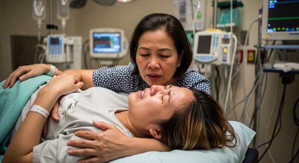 Vợ đang đ//au đ//ớn trên bàn đ//ẻ thì nh/ân tì/nh của chồng gửi tới 1 xấp ảnh, mẹ chồng xem được, để rồi..