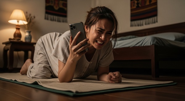 Vợ trở dạ gọi điện cho chồng: “Con g::ái nuôi làm gì”