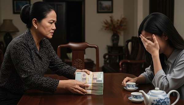 Gửi 5 cây vàng cưới cho mẹ chồng hơn 3 năm trước, giờ hỏi bà lấy vàng bán để mua nhà thì bà đưa 300 triệu