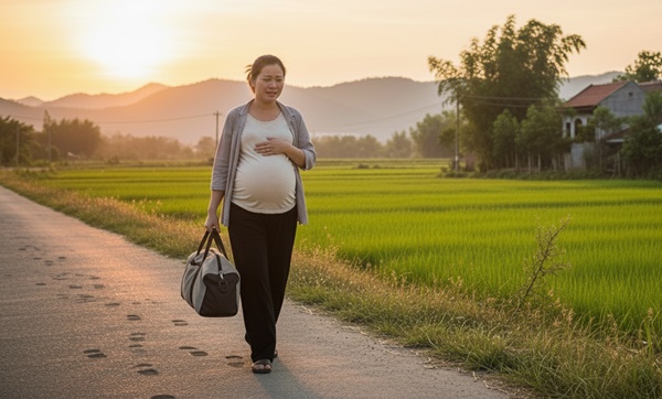 Vợ gần đến ngày si//nh chồng đu//ổi về quê đ//ẻ cho rẻ ở trên này làm gì tốn kém