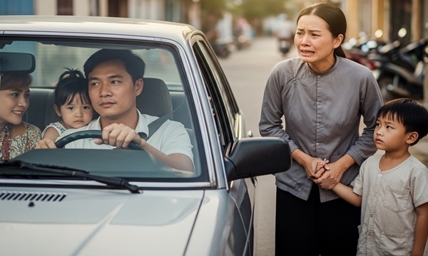 Vợ vay 200 triệu cho chồng đi làm ăn, ở nhà 1 tay chăm sóc con và bố mẹ chồng ố/m y/ếu, ngày chồng lái ô tô về mang theo vợ con mới