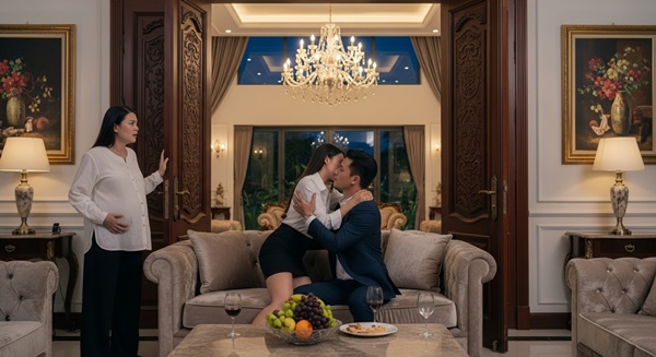 Vợ b::ầu b::ắt q:;uả ta:;ng chồng giám đốc dẫn thư kí về nhà vui vẻ, chồng nh:;ẫn tâ:m đu:;ổi vợ đi luôn