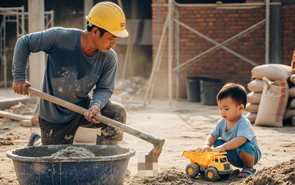Người đàn ông ngày làm phụ hồ, đêm chạy xe ôm ở vậy 22 năm nuôi con cho người yêu cũ, và c/ái k/ết nh/ói lòng