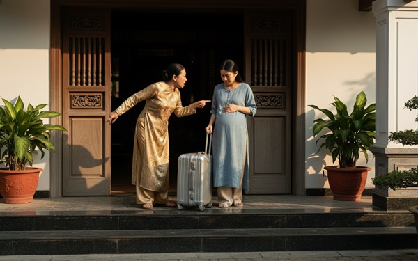 “M:ày ra khỏi nhà này thì sống được mấy ngày?”