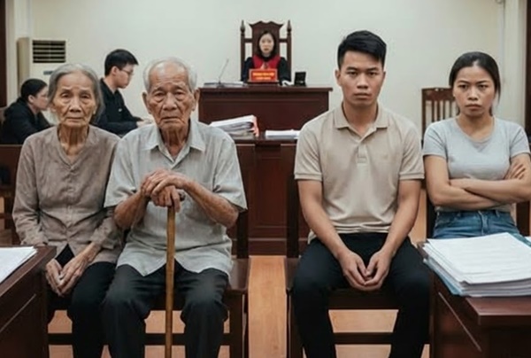 Cha mẹ già 85 tuổi bị 5 đứa con ru::ột ki::ện ra tòa đòi đất
