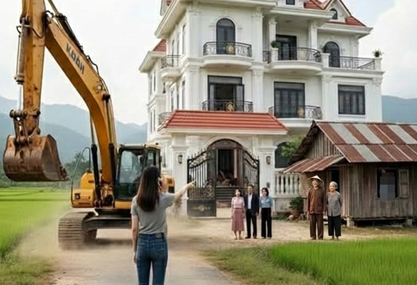 Tôi dành dụm suốt 8 năm xây căn biệt thự cho bố mẹ, nhưng nhà vừa xây xong thì gia đình anh chị họ chi::ếm hết