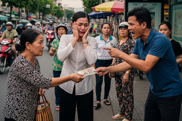 Biếu mẹ đ::ẻ 500 nghìn tiền xe về quê, vợ bị chồng cho luôn cái b::ạt tai