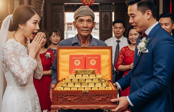Mẹ chú rể bảo: “Bố mẹ làm ruộng thì đừng lên phát biểu” – cuối buổi, ông bố lặng lẽ làm 1 hành động khiến cả họ nhà trai cho/áng v/áng