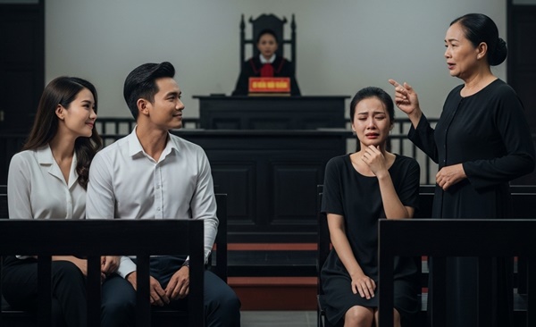 Con dâu b:ất l:ực nhìn chồng cư::ớp nhà cho bồ, mẹ chồng bước ra tòa tuyên bố một câu ch:ấn đ:ộng