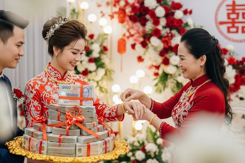 Thách cưới 500 triệu nhà trai đồng ý luôn, tân hôn ai ngờ….