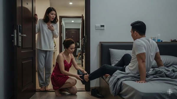 Về quê giỗ bố lên sớm 1 ngày, tôi phát hiện bí mật độ:ng tr::ời của ông chồng nằ::m li:::ệt và đôi giày cao gót lạ trước cửa…