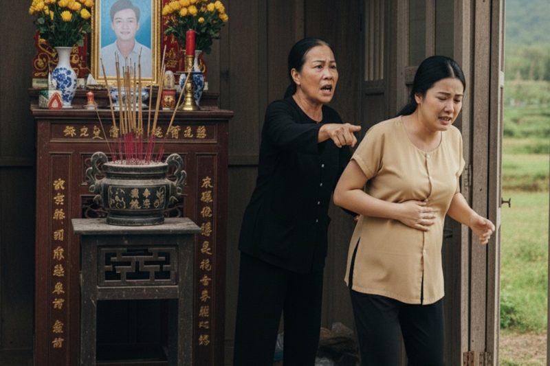 Con trai m::ất được 2 năm, con dâu bất ngờ thông báo b::ầu th::ai 3, mẹ chồng nổi đi::ên đuổi đi