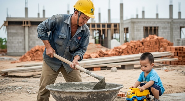 Người đàn ông ở vậy 22 năm ngày làm phụ hồ, đêm chạy xe ôm nuôi con cho người yêu cũ, và c/ái k/ết nhói lòng