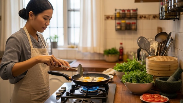 Chảo bong tróc lớp chống dính đừng vội vứt: Chỉ cần giỏ vài giọt “thần kỳ” này giúp chảo cũ lại dùng như mới