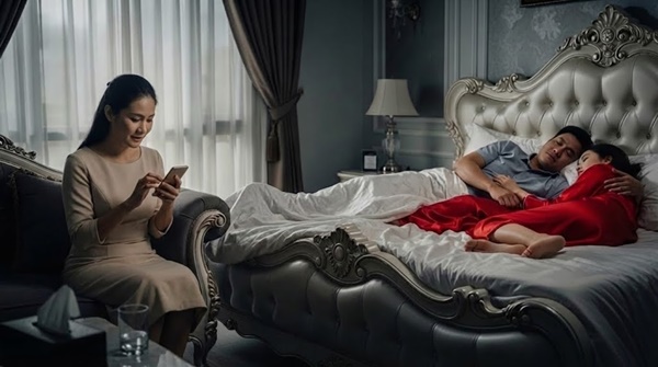Về nhà bất chợt thấy chồng và b::ồ “cuộn tròn” ng::ủ sa::y, vợ có hà::nh độ::ng không ai ngờ…