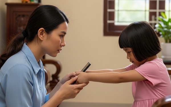 Con gái vô tình tráo điện thoại của bố mẹ, tôi tình cờ phát hiện bí mật đ:ộng tr:ời của chồng qua shipper giao hàng “BÁN SỮA”