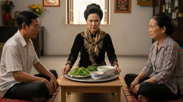 Bố mẹ vợ lên chơi, chồng tôi vừa cất lời: ‘Mời bố mẹ ở lại ăn cơm với nhà con’ thì mẹ anh qu:.át: “Ai cho phép”