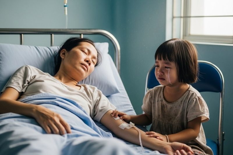 Chồng đưa bồ và con riêng của cô ta đi du lịch Châu Âu đón Giáng sinh sớm mặc kệ vợ ố::m nằm việ::n, con không có tiền đóng học
