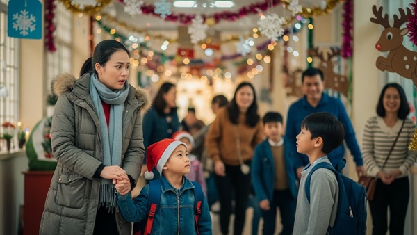 Dự lễ Noel ở trường con, tôi ch::ế::t đứng khi thấy đ::ứa tr::ẻ giống con mình như đúc 