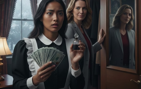 She handed her maid $50,000 and a secret vial to end it all. Little did she know, the closet wasn’t empty…