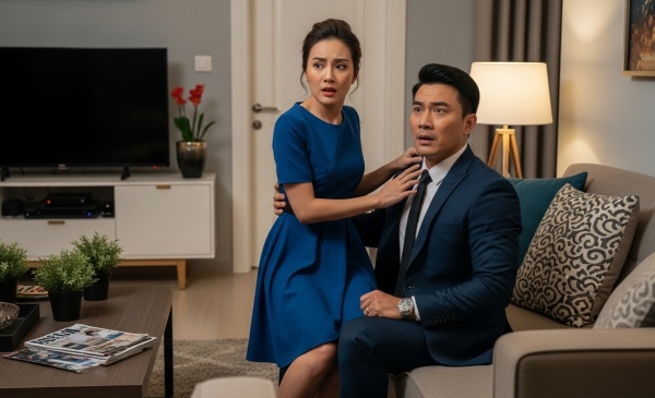 Vừa bước chân vào nhà đã thấy vợ ngồi trên đ::ù::i người đàn ông lạ, tôi lẳng lặng quay xe