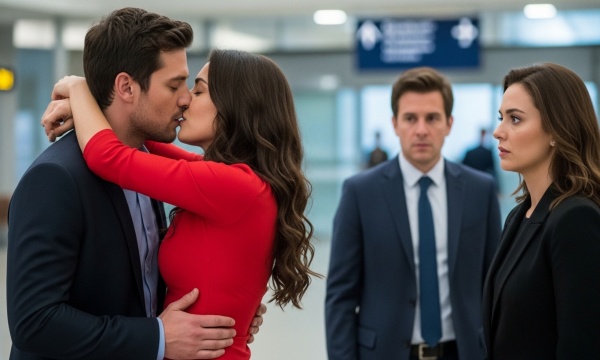 I Caught My Husband at the Airport with ‘Just a Coworker’—Then I Heard His Plan to Destroy Me”