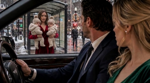 His Fiancée Was Beside Him, His Ex Was at the Bus Stop, and the Twins Looked Exactly Like Him