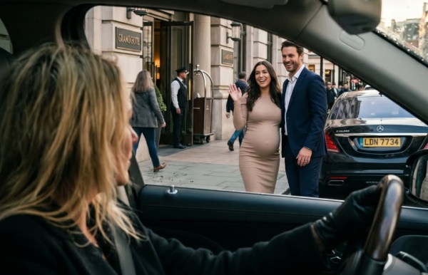 At a Red Light, I Saw My Billionaire Husband Touching Another Woman’s Baby Bump